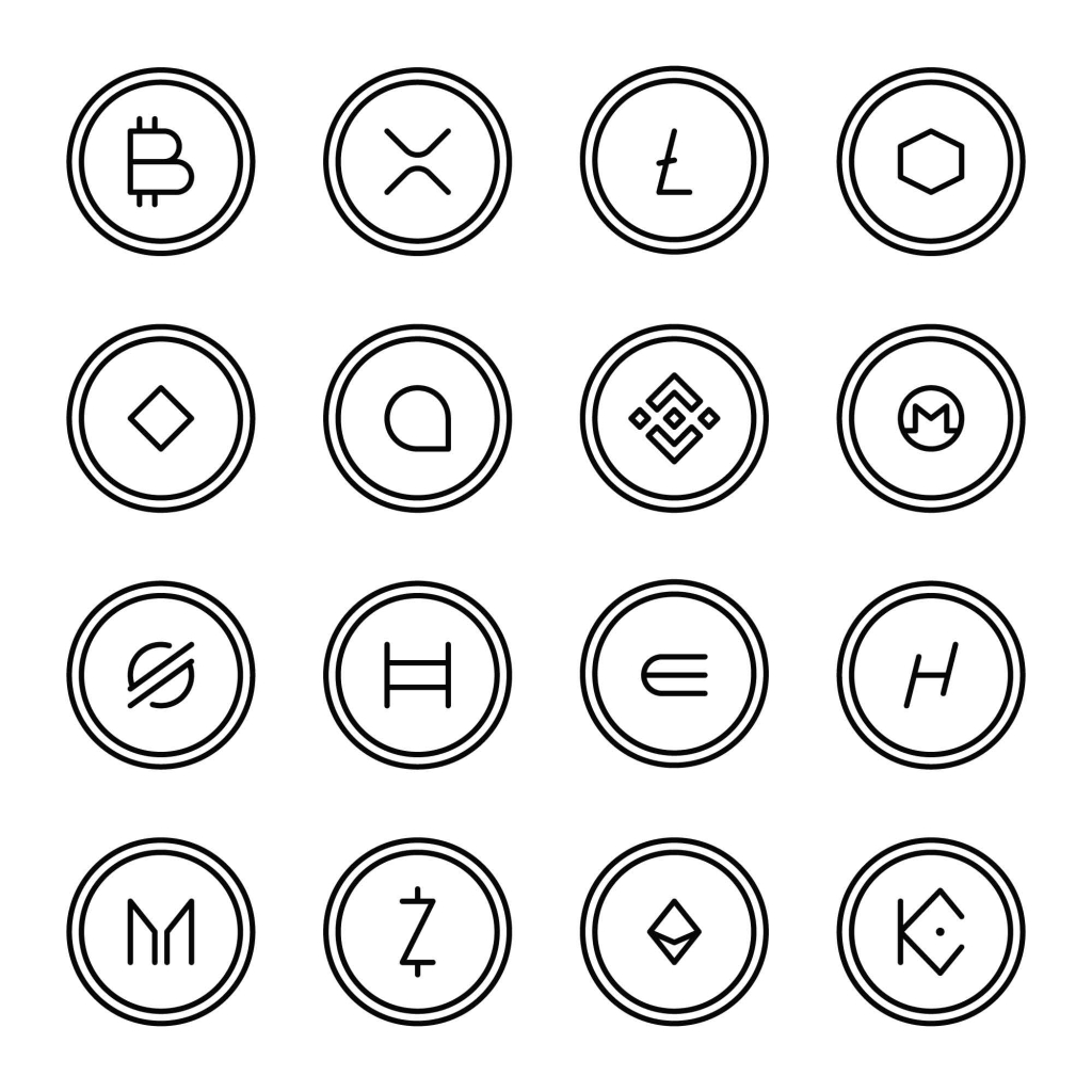 48 Cryptocurrency Icons