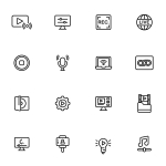 32 Streaming Icons