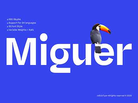 Miguer Sans Font