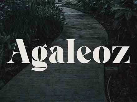 Agaleoz Display Serif Font