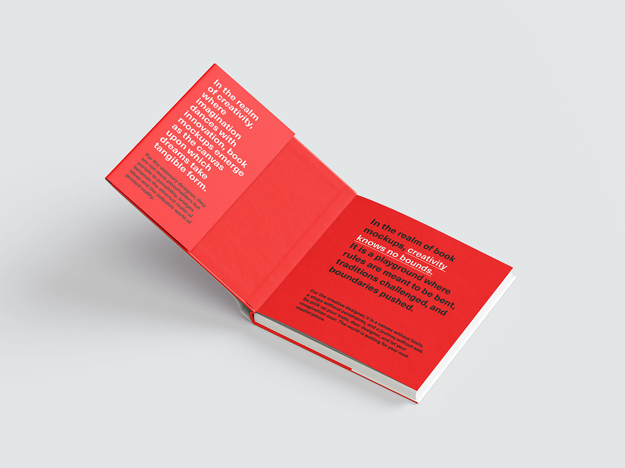 Square Book Mockup 4