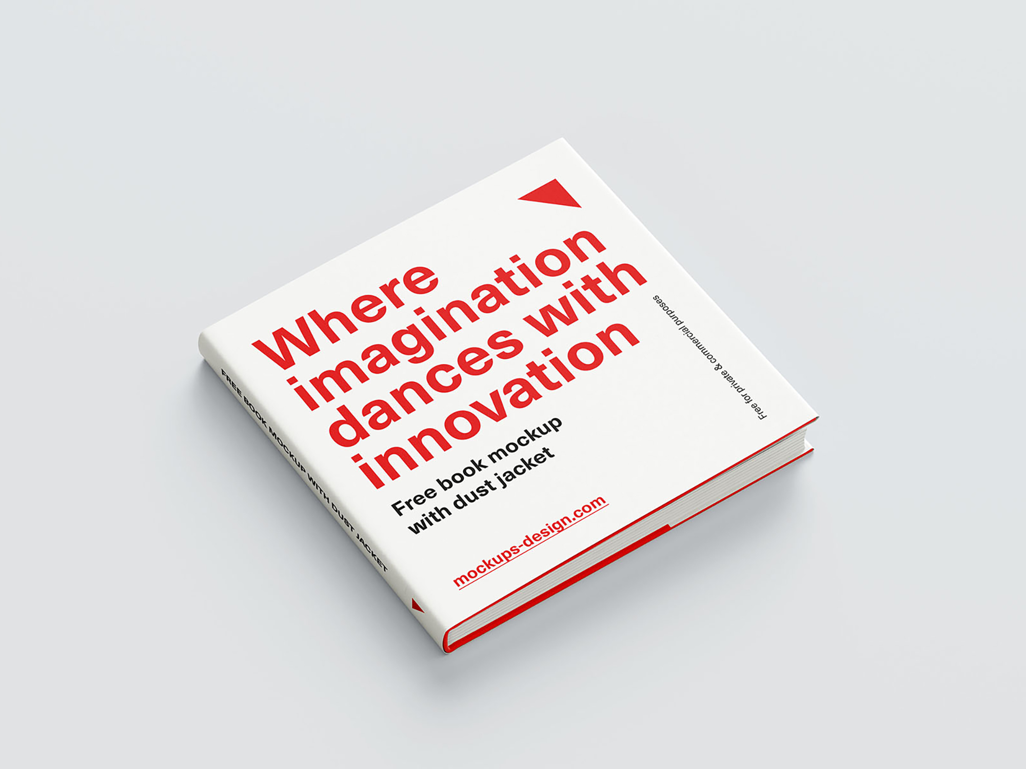 Square Book Mockup