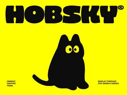 Hobsky Bold Display Font