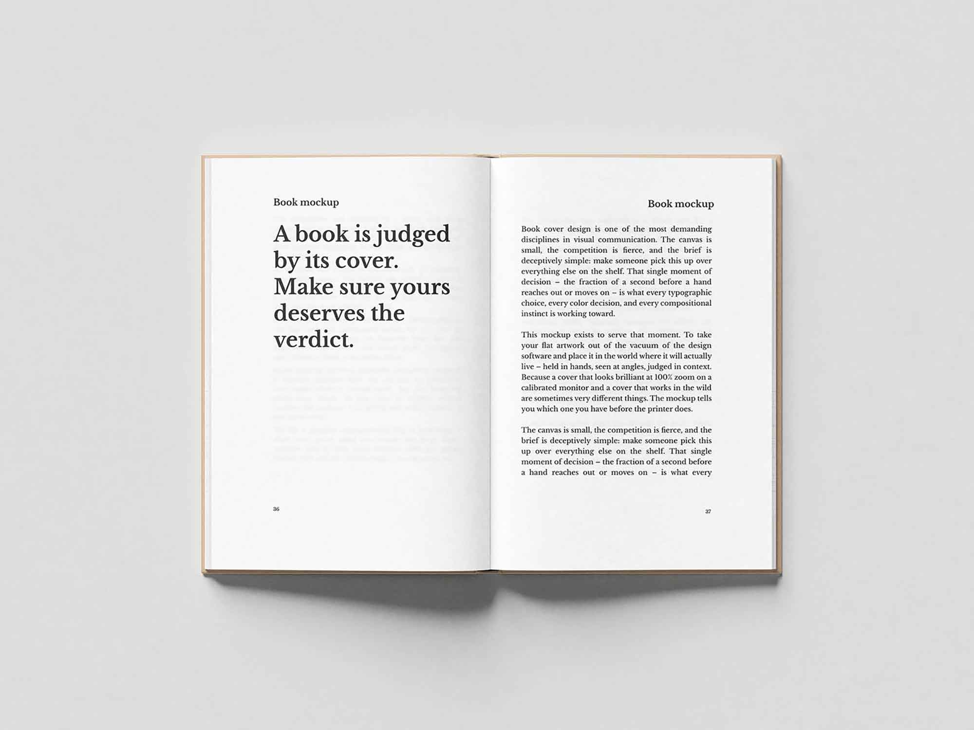 B5 Hardcover Book Mockup 3